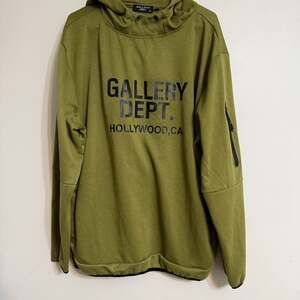 Gallery Dept. Hoodie Adult 3XL Olive Green Hollywood California Pullover